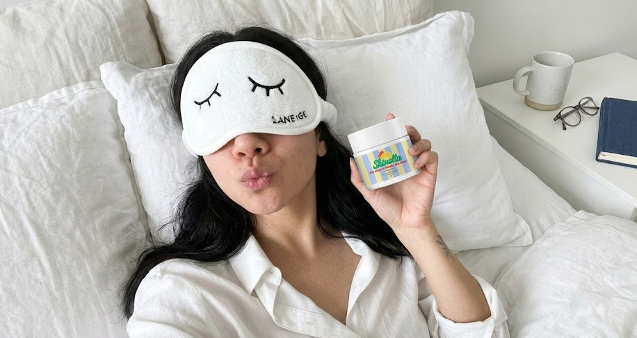 Blue Algae &amp; Bamboo Sap Water Sleeping Mask